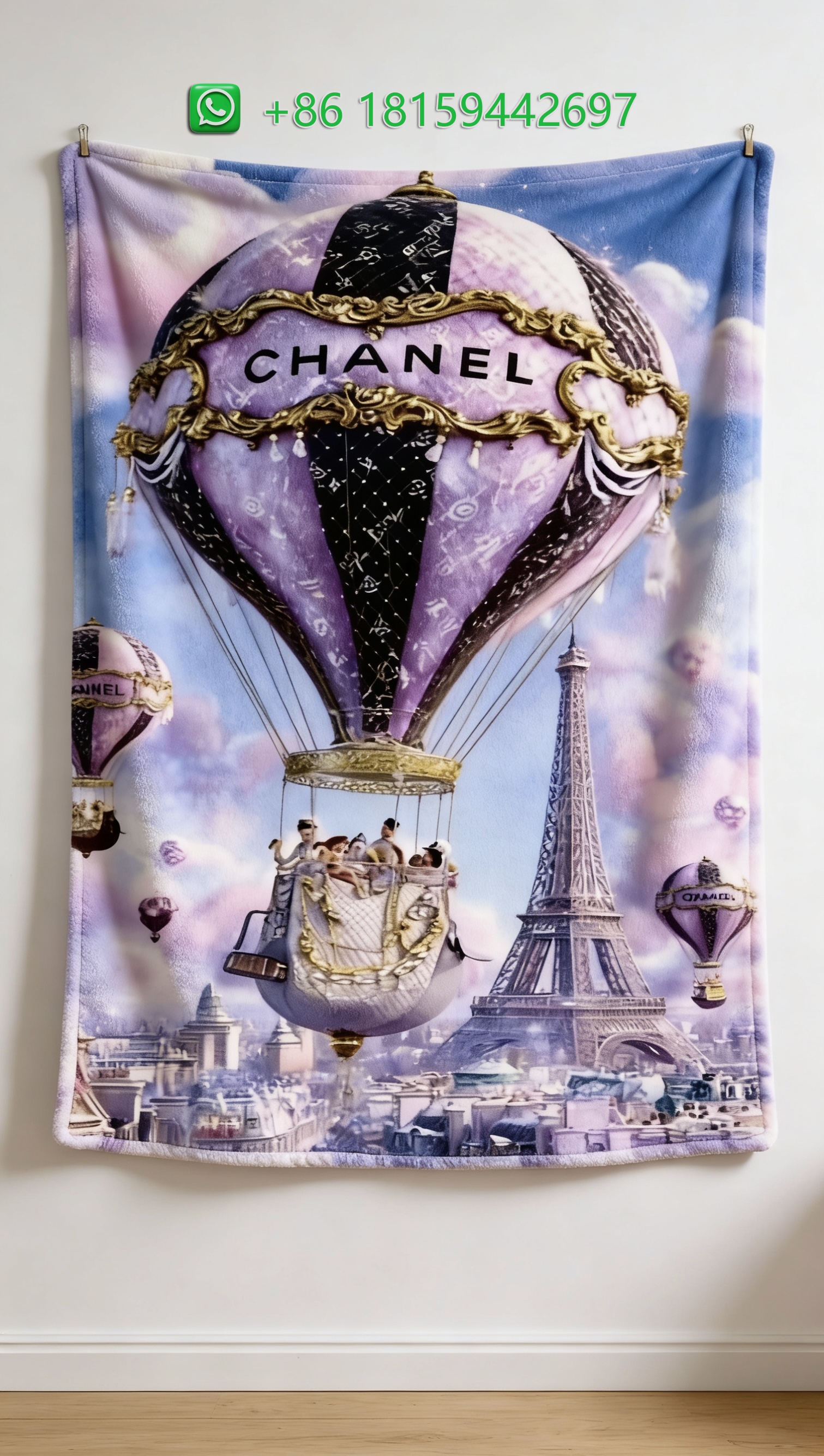 Chanel Throw Blankets